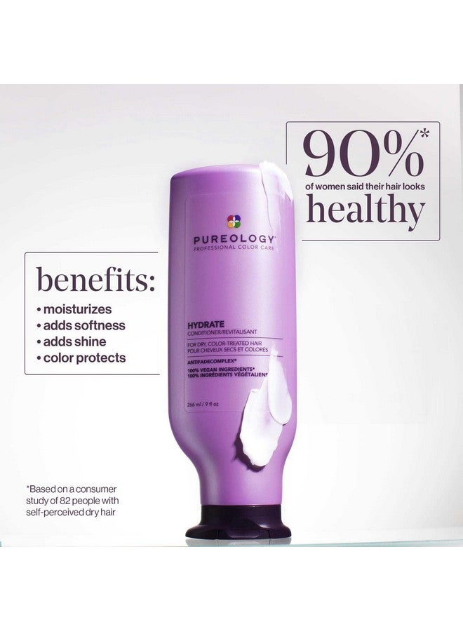 بيورولوجي بلسم بيورولوجي هايدرات المرطب | يُنعم ويُرطب الشعر الجاف بعمق | للشعر المتوسط إلى الكثيف المصبوغ أو الطبيعي | بلسم خالٍ من الكبريتات | نباتي - Image 2