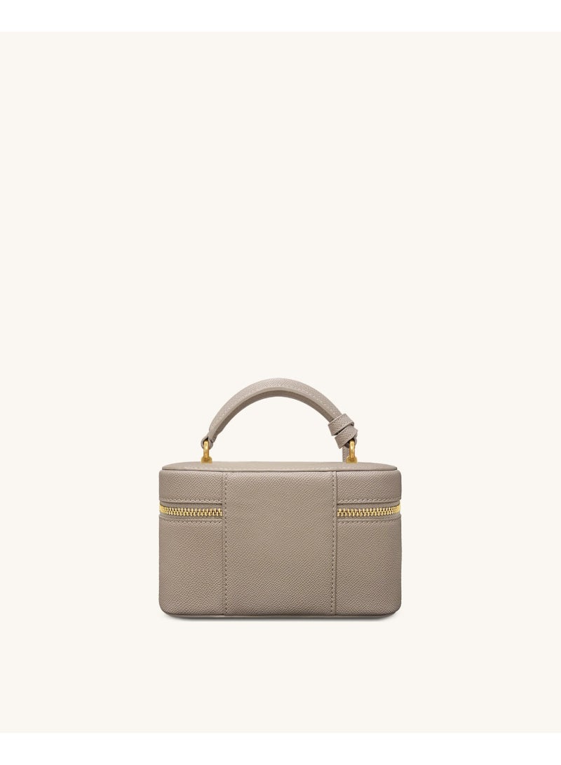 JW PEI 2026 new model Cleo Box Shape Top Handle Bag - Taupe - Image 3