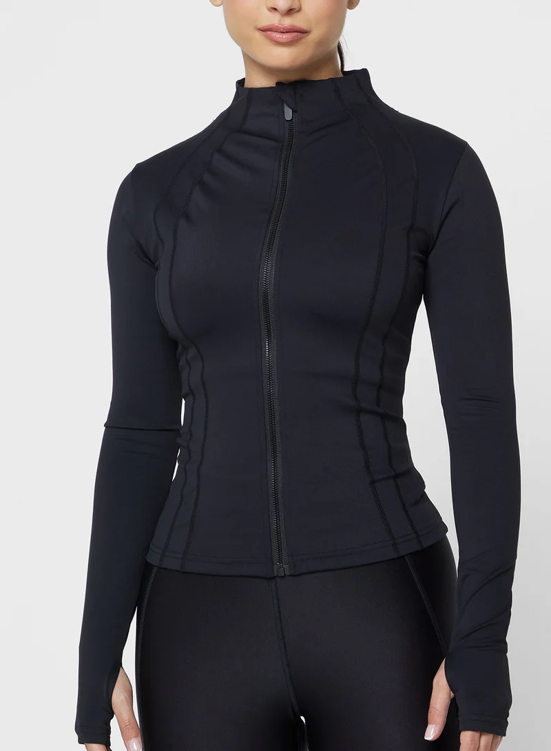 FRWD Sculpting Seamless Zip Up Top