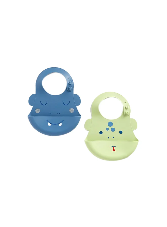 mothercare 2 Pack Bibs, Silicone