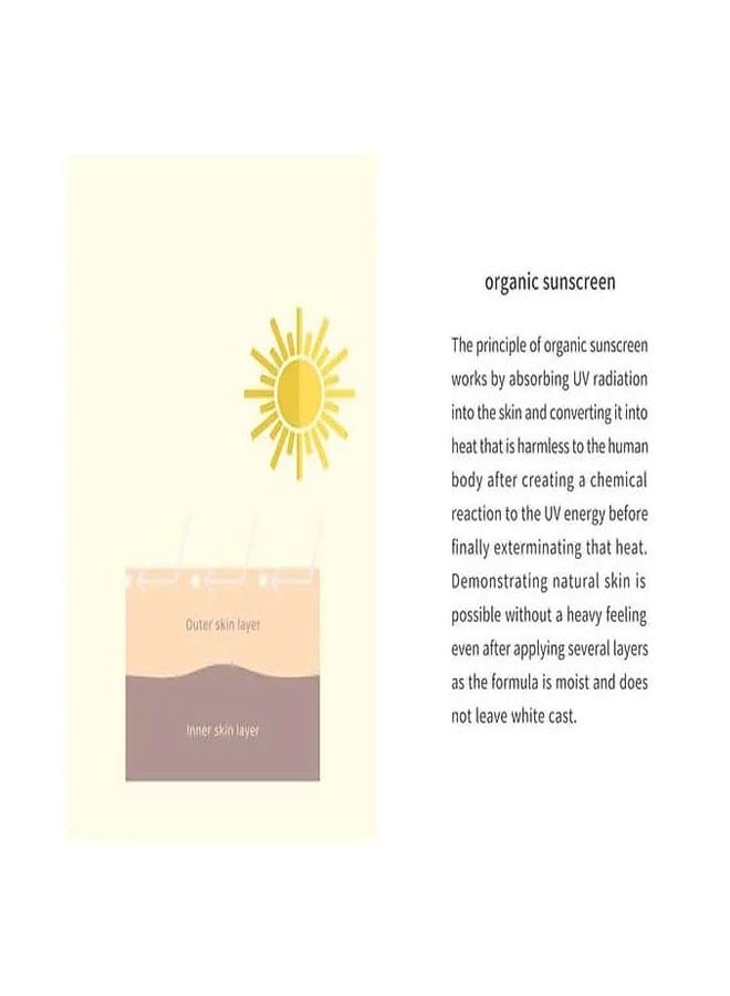 Generic Relief Sun Rice + Probiotics SPF50+ PA++++ 50ml Facial sunscreen, Have an Ultra Lightn and Non Greasy Texture, Suitable Under Makeup With Long Lasting Dry Matt Finish and Anti Shine Effect  - Image 5