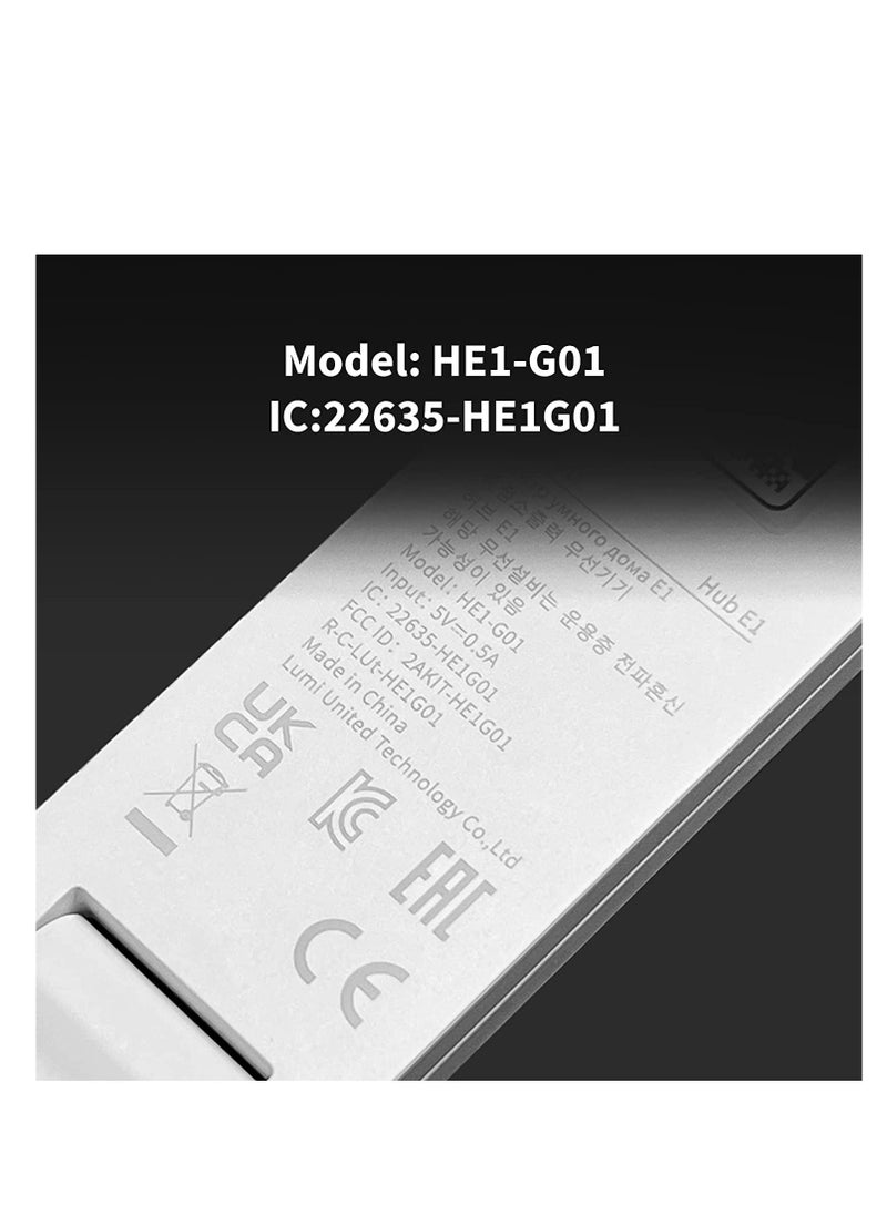 Aqara - Aqara Smart Hub E1 (2.4 GHz Wi-Fi Required), Powered by USB-A, Small Size, Zigbee 3.0, Acts as a Wi-Fi Repeater (Hotspot) for up to 2 Devices, Supports HomeKit, Alexa, Google Assistant, IFTTT - Image 1