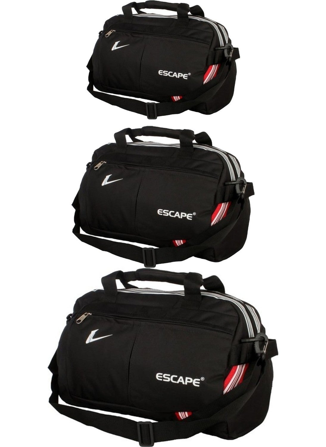 ESCAPE 3-pack Sports Bag Black  - Image 1