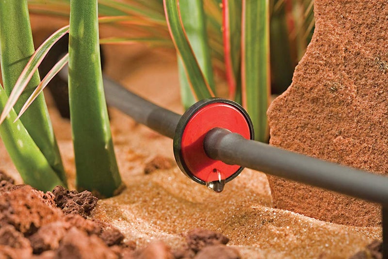 Orbit 67215 1/4" Barb 1/2 GPH Non-Pressure-Compensating Inline Drip Irrigation Dripper/Emitter, 10 Pack - Image 3