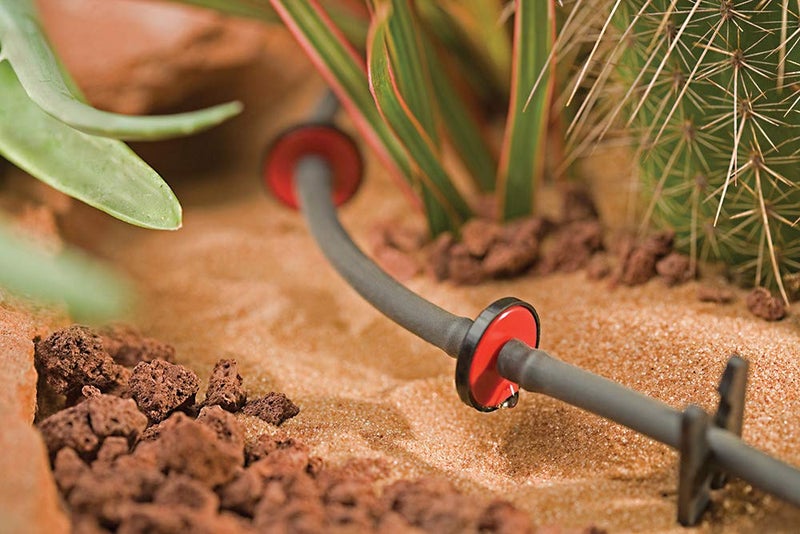 Orbit 67215 1/4" Barb 1/2 GPH Non-Pressure-Compensating Inline Drip Irrigation Dripper/Emitter, 10 Pack - Image 2