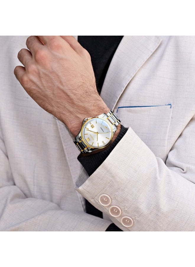 Rosdn Tungsten Steel Watch For Men Birthday Valentine's Day Gift Automatic Mechanical Swiss Quality Top 10 Men's Famous Watches - Image 2