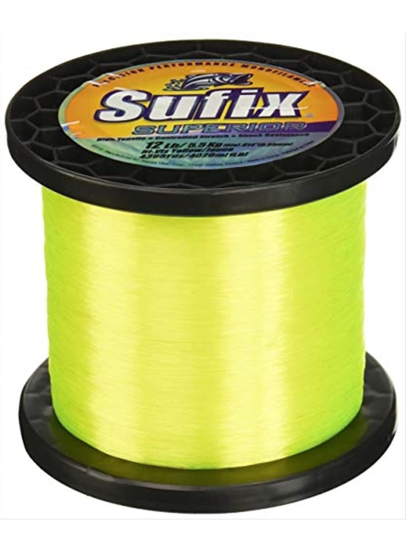 Sufix Sufix Superior 1-Pound Spool Size Fishing Line (Yellow, 20-Pound)