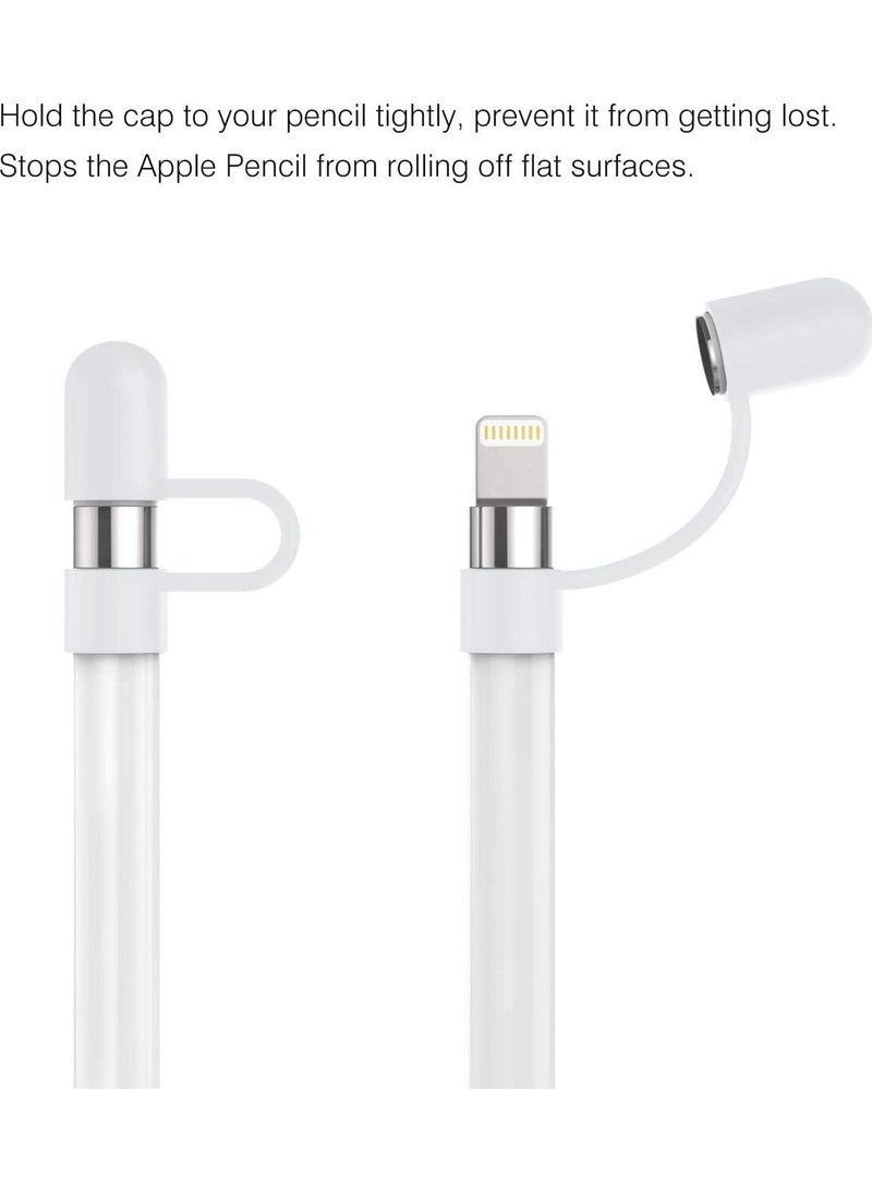 KASTWAVE Lids Protecive Cover Holder for Apple Pencil Magnetic Cap Prevents Damage Anti lost Carrying Strap Adapter Applicable iPad Pro - Image 2