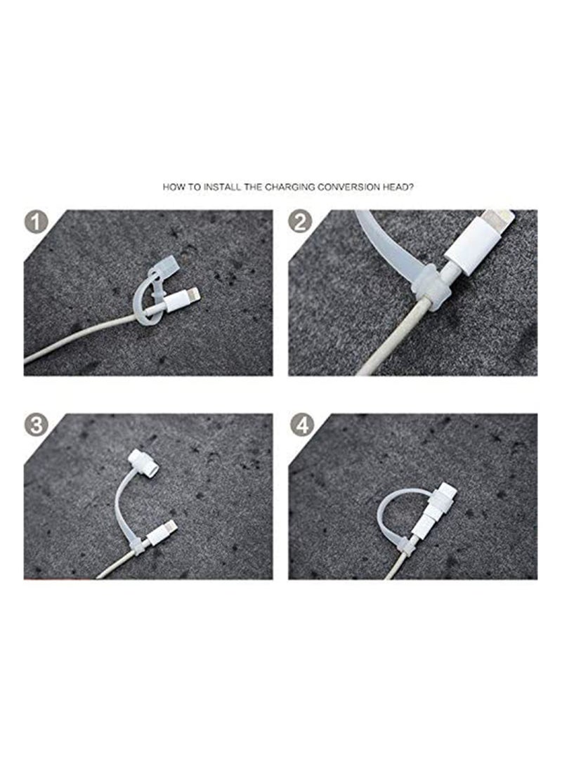 KASTWAVE Lids Protecive Cover Holder for Apple Pencil Magnetic Cap Prevents Damage Anti lost Carrying Strap Adapter Applicable iPad Pro - Image 4