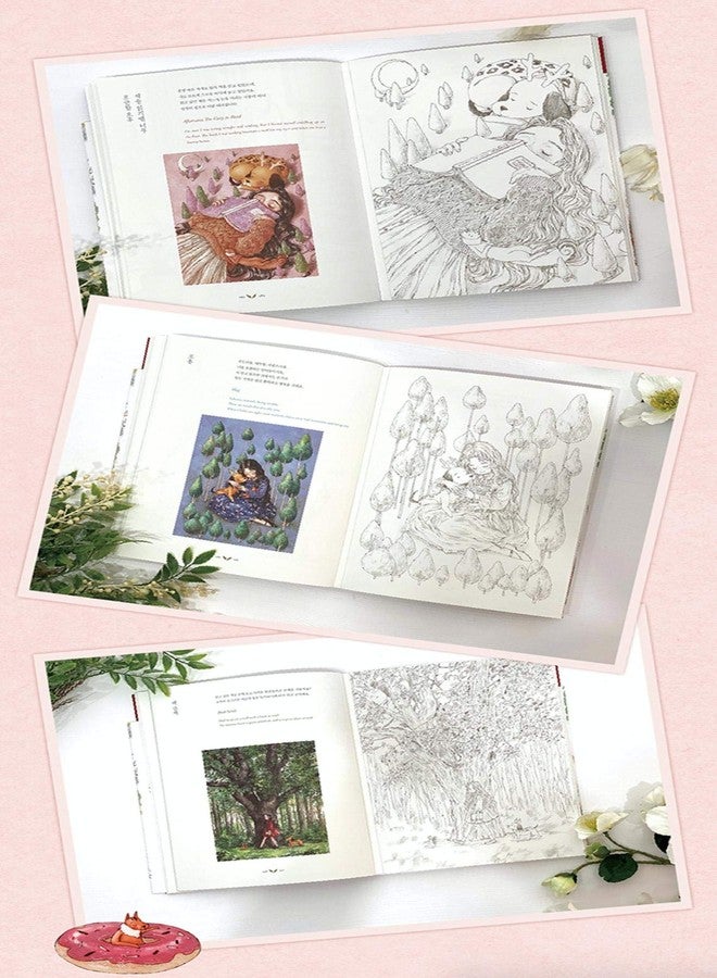 LENITH Aeppol Forest Girl's Coloring Book Moments Wholly for Yourself New Edition - Image 2