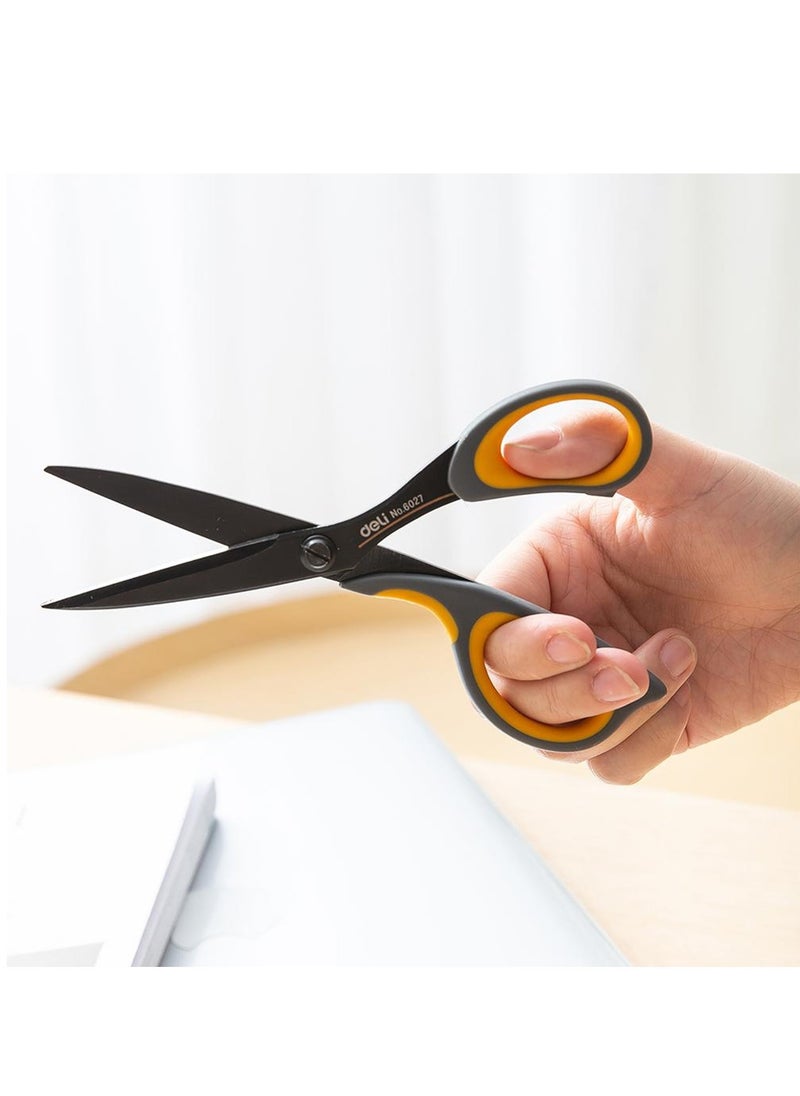 Deli Stainless Steel Scissors With 175mm Length Blades And Assymetrical Blades  - Image 5