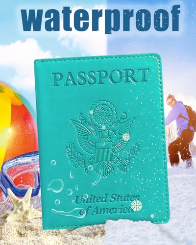 Sizobi Leather Passport Holder - Covers Case With Card Slot, Luggage Tag, International Travel Essentials for Women & Men, Cruise Ship Must-Haves, Travel Gifts - Image 3