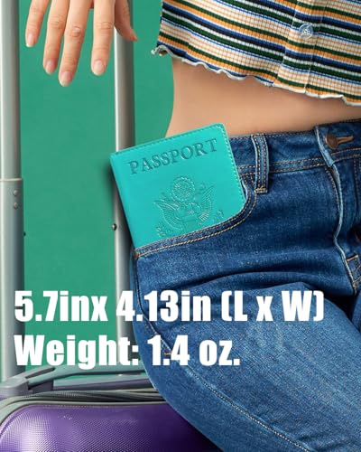 Sizobi Leather Passport Holder - Covers Case With Card Slot, Luggage Tag, International Travel Essentials for Women & Men, Cruise Ship Must-Haves, Travel Gifts - Image 5