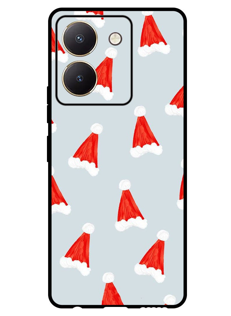 Theodor Protective Case Anti Scratch Shock Proof Bumper Cover For Vivo Y77t Christmas Caps - Image 1