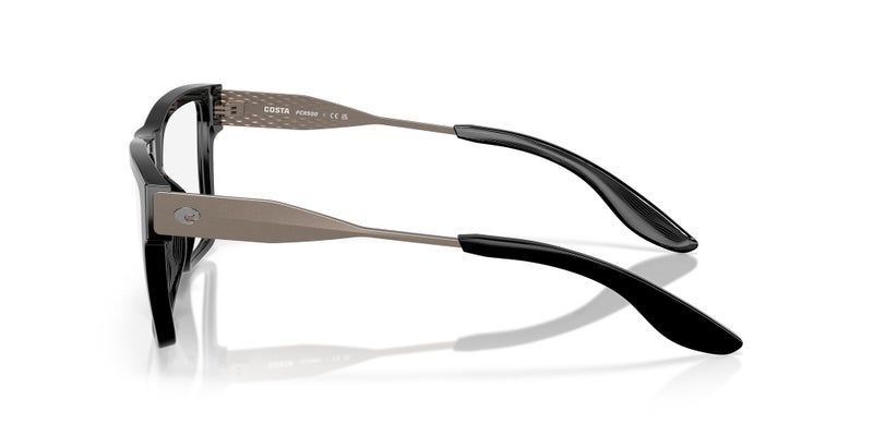 Costa Del Mar Pacific Rise 500 Prescription Eyewear Frames, Black/Demo Lens, 57 mm - Image 3