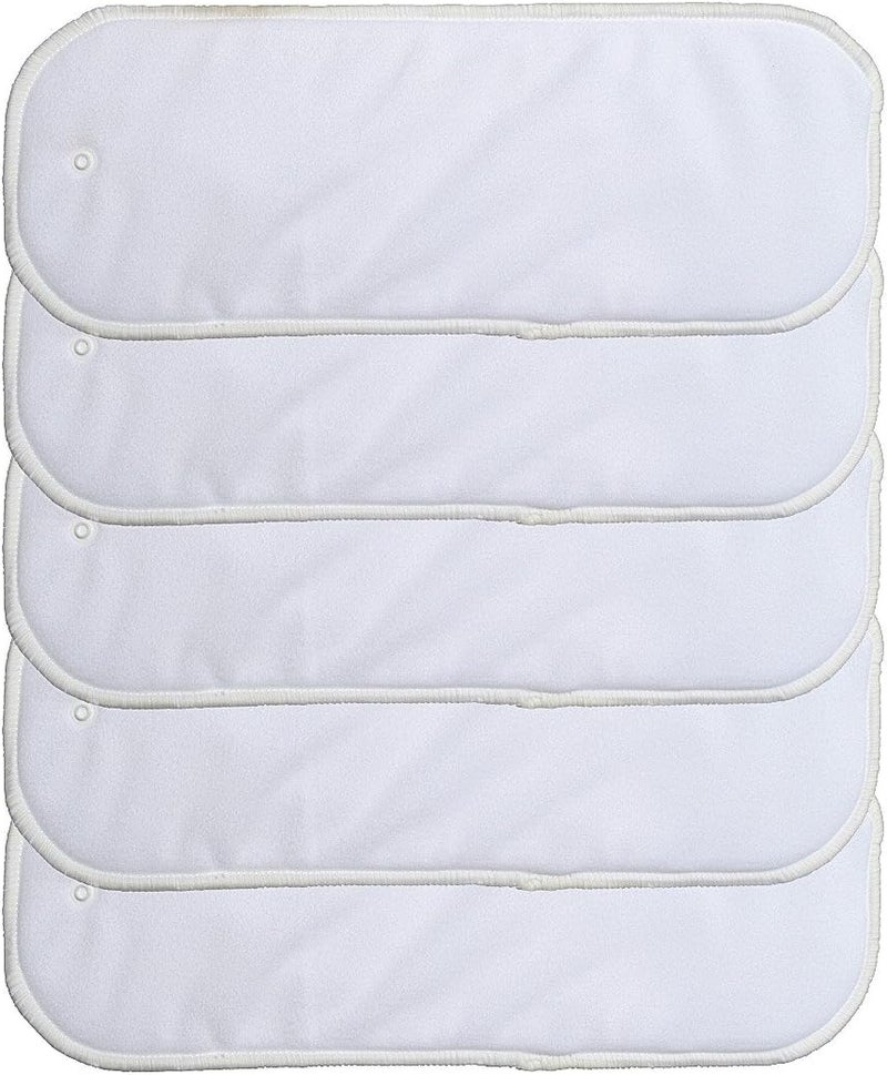 Hibaby 10 Pack Insert with Snap for Cloth Diaper Covers 10 Pack Insert with Snap One Size - Image 1