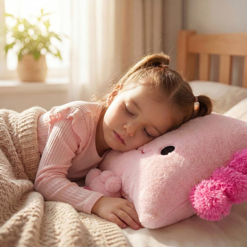 ZURU Pillow Peeps Axolotl 14-Inch Plush Pillow – Series 1 Soft Animal Cuddle Toy - Image 5
