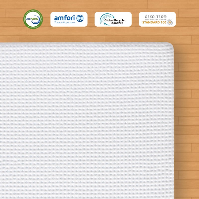 Subrtex Mattress Topper, Gel-Infused Memory Foam Mattress Topper, High Density Cooling Bed Topper Pad with Breathable Removable Fitted Cover CertiPUR-US Certified (3 Inch, Queen) - Image 2