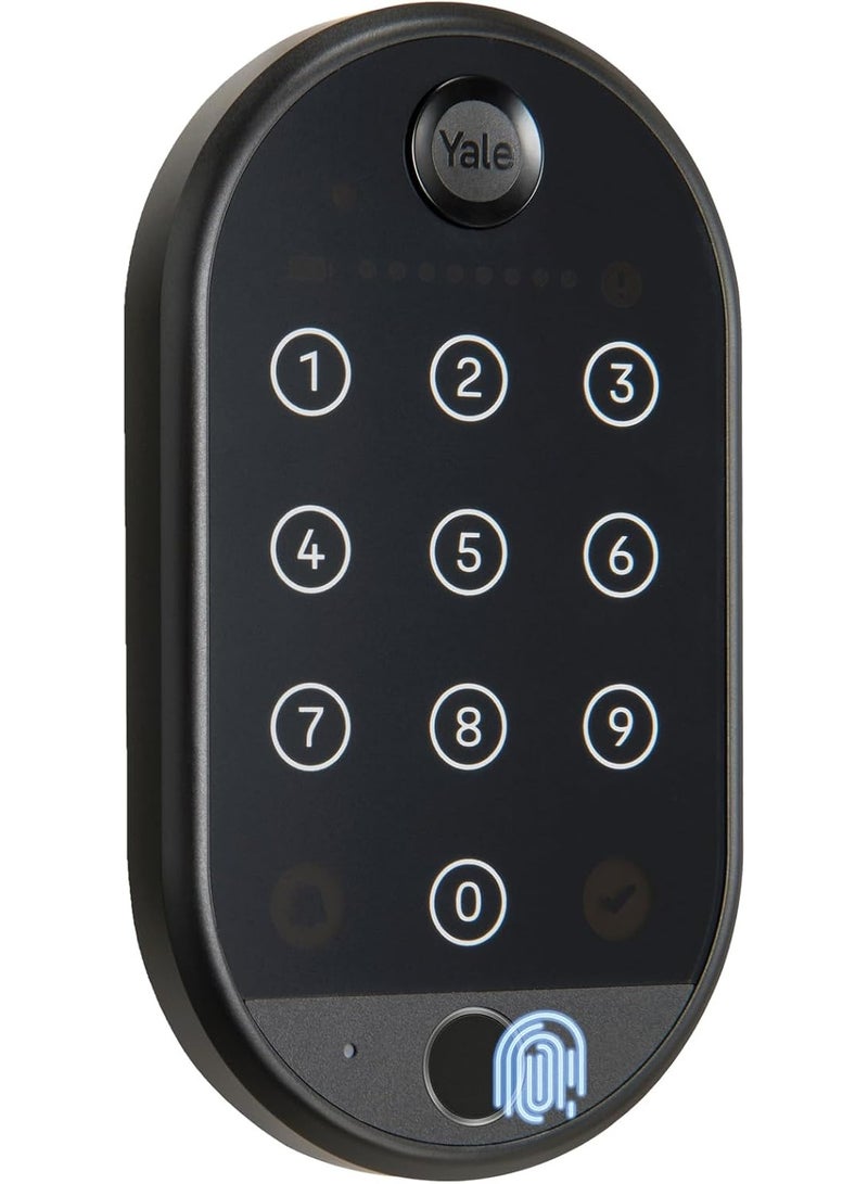 Yale Smart Fingerprint Keypad, 4-8 Digit Code, Keyless Entry, Smart Lock Accessory, Backlit Keypad, Water & Dust Resistance, Battery Powered, 05/303000/BL - Image 4