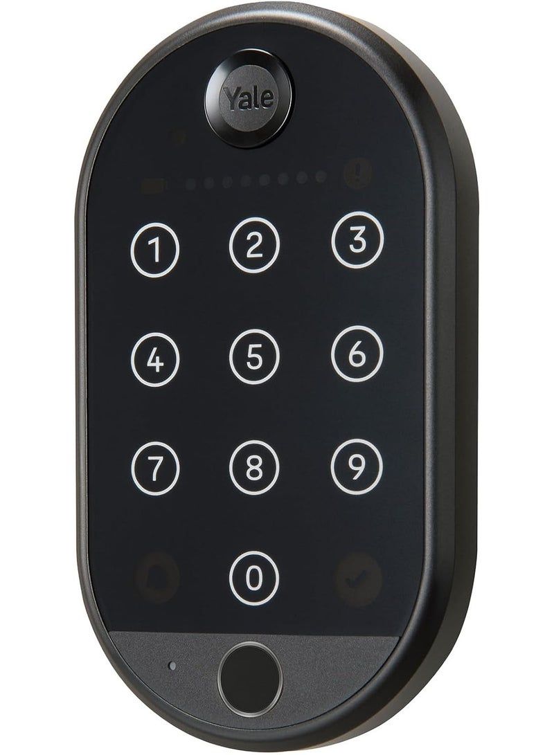 Yale Smart Fingerprint Keypad, 4-8 Digit Code, Keyless Entry, Smart Lock Accessory, Backlit Keypad, Water & Dust Resistance, Battery Powered, 05/303000/BL - Image 2