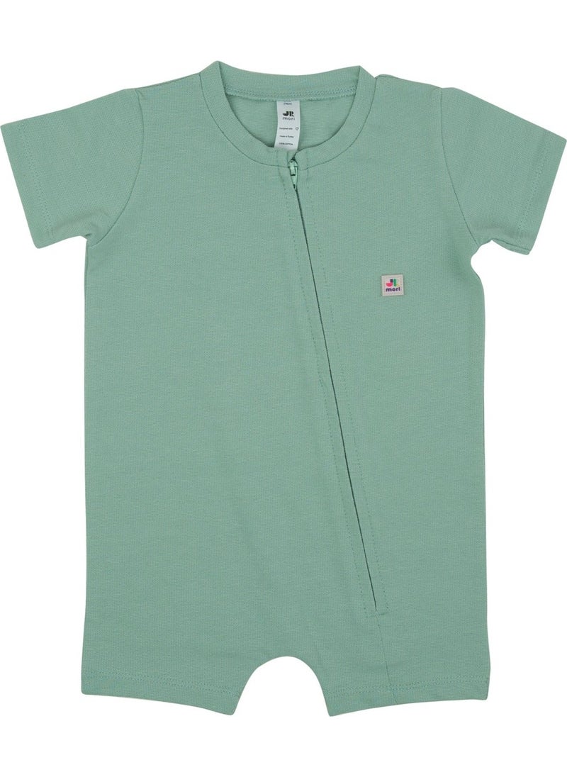 Jrmori Zippered Basic Short Jumpsuit  - Image 1