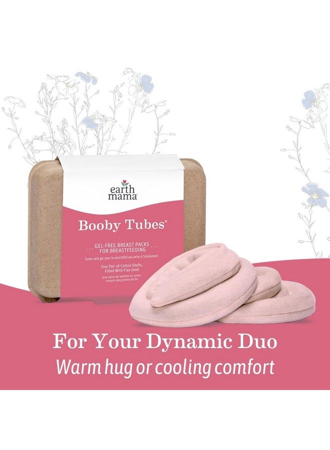 إيرث ماما أنابيب الرضاعة الطبيعية من إيرث ماما | كمادات ساخنة وباردة خالية من الجل للرضاعة الطبيعية وآلام الثدي، 4.2 أونصة - Image 1