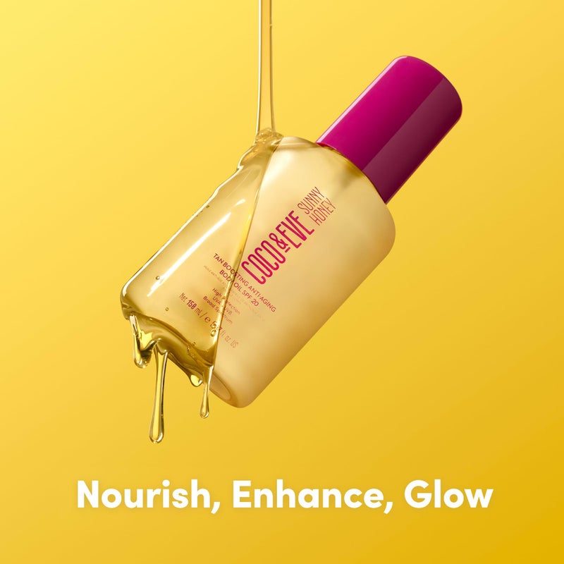 Coco & Eve Tan Boosting Anti-Aging Body Oil SPF20 - Tanning Accelerator Spray, UVA UVB Sun Protection | Moisturizing Outdoor Bronzing Enhancer with Natural Ingredients, Antioxidants (5.07 Fl Oz) - Image 2
