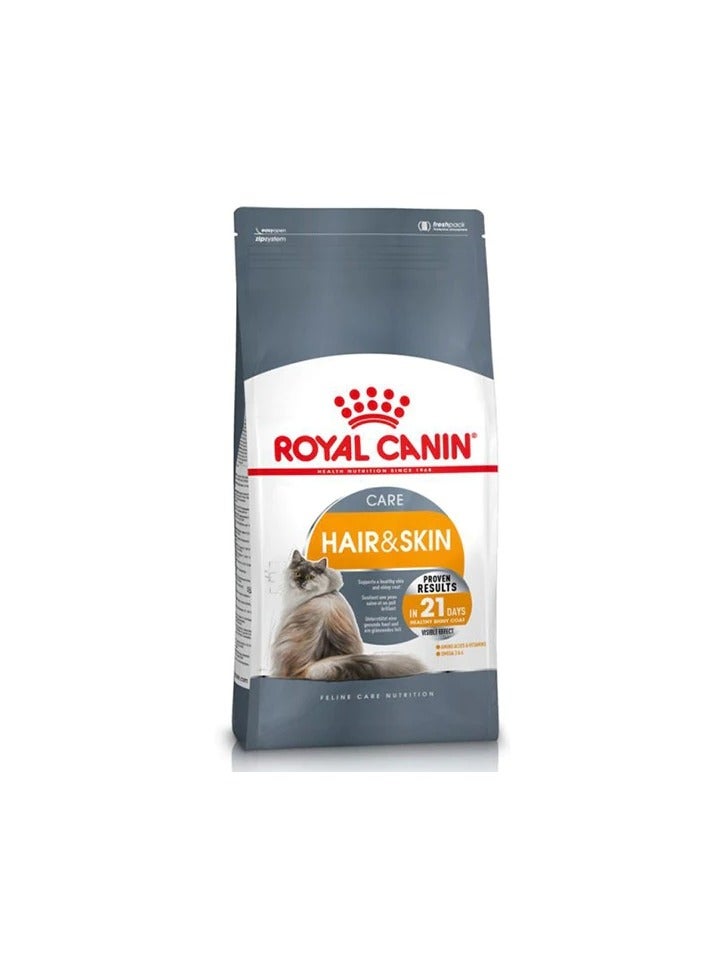 رويال كانين طعام جاف للقطط البالغة للشعر والبشرة - Image 3