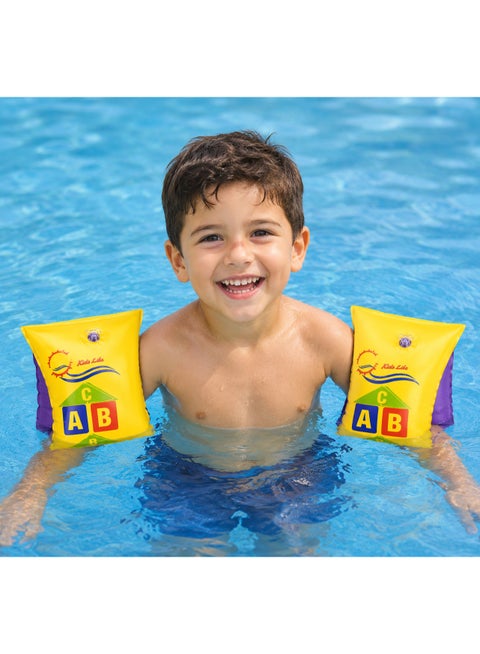 Kids Inflatable Swim Arm Bands For Safe Swimming Training Ages 3 To 8 Years