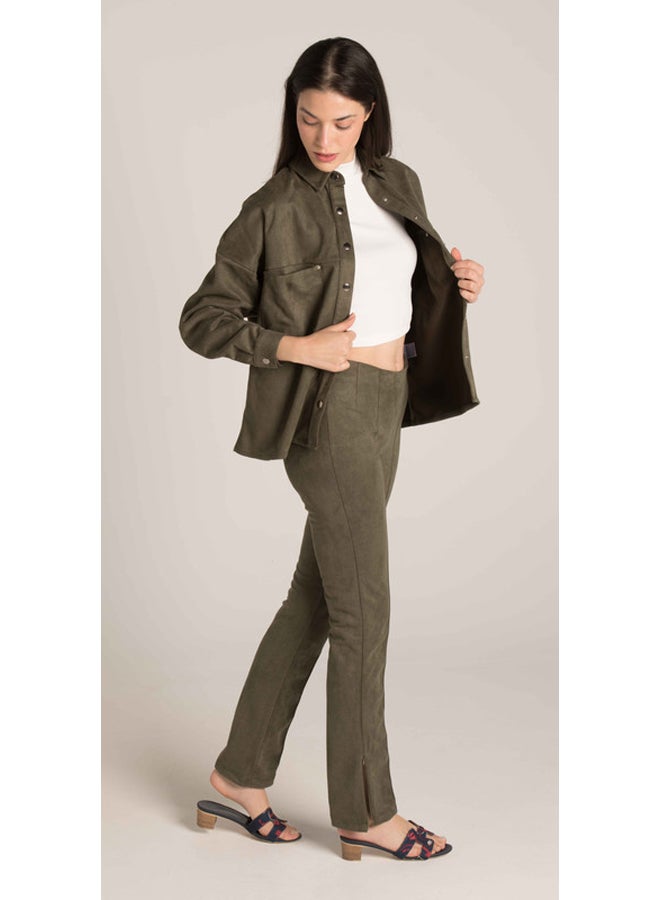 Marco Bergamo SIDE ZIP STRAIGHT LEG PANTS  - Image 2