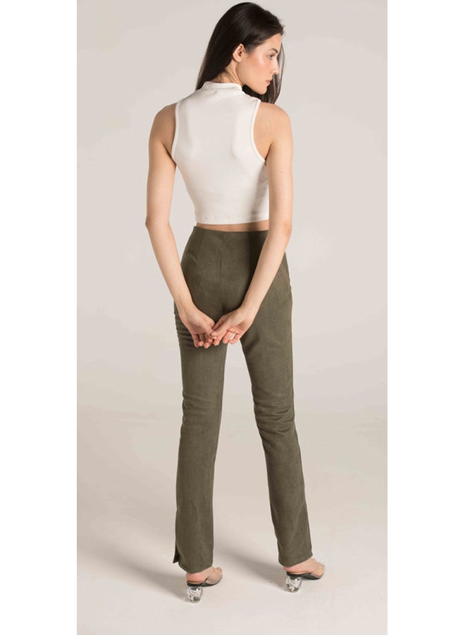 Marco Bergamo SIDE ZIP STRAIGHT LEG PANTS  - Image 4