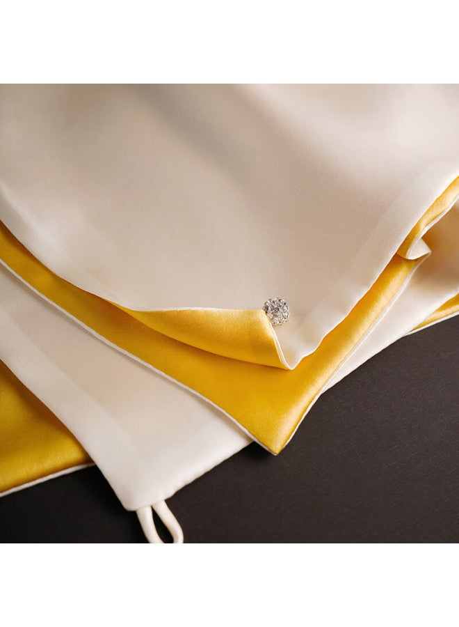 Hang Silk House Hangsifu وشاح حريري من سوزو للتطريز للنساء، هدية عيد المعلم للمعلمات، هدية عيد ميلاد للأم، بيج ذهبي - Image 5
