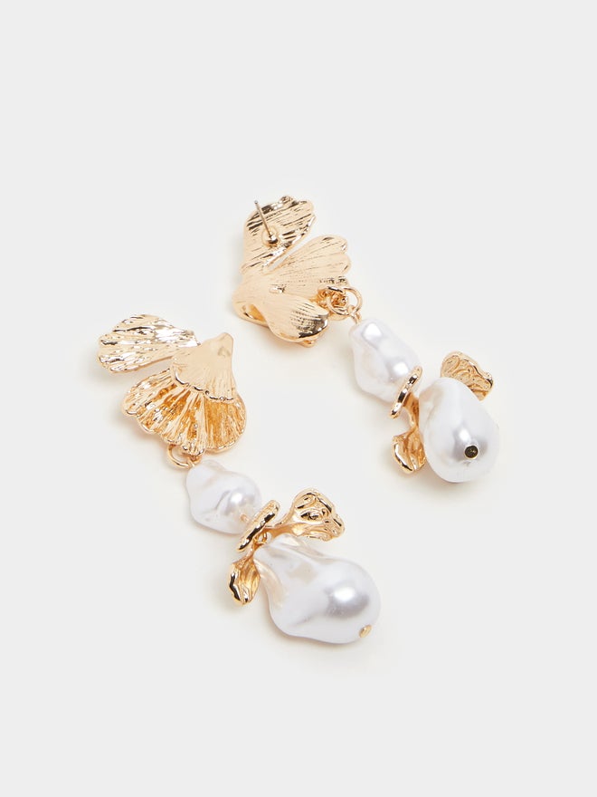 Styli Styli Faux Pearl Drop Earrings  - Image 3