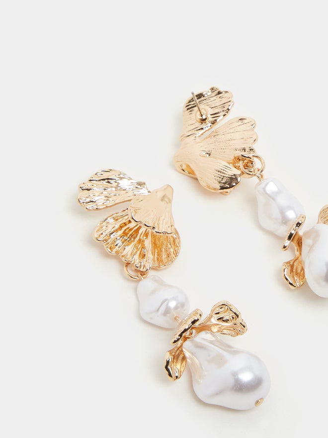 Styli Styli Faux Pearl Drop Earrings  - Image 4
