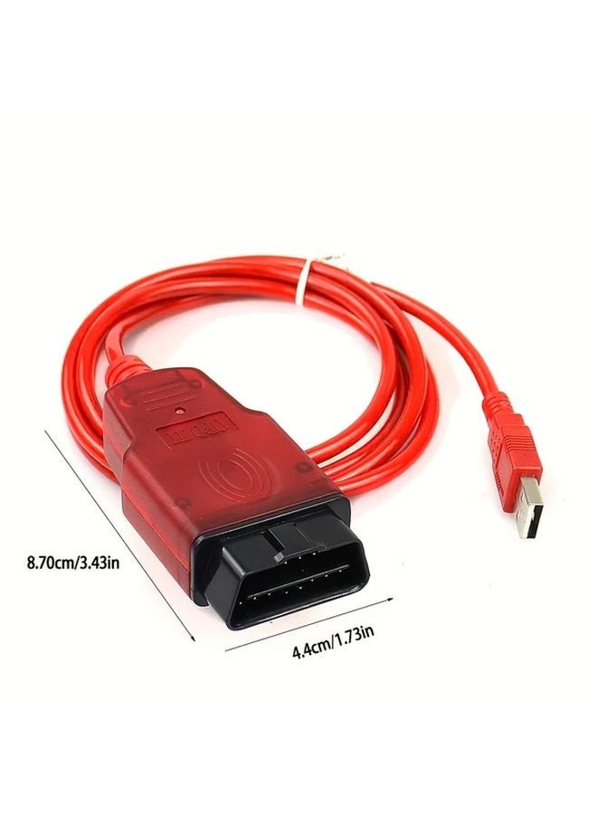 أداة برمجة ECU OBD2 رينو لينك V2.10 الحمراء لسيارات رينو والتشخيص وترميز المفاتيح - Image 2
