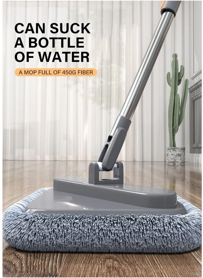 Cady One - 360 Degree Spin Mop and Bucket Flat Design Self Separating Mop Set with 4 Microfiber Pads and Extendable Handle Ideal for Cleaning All Types of Floors - Image 1