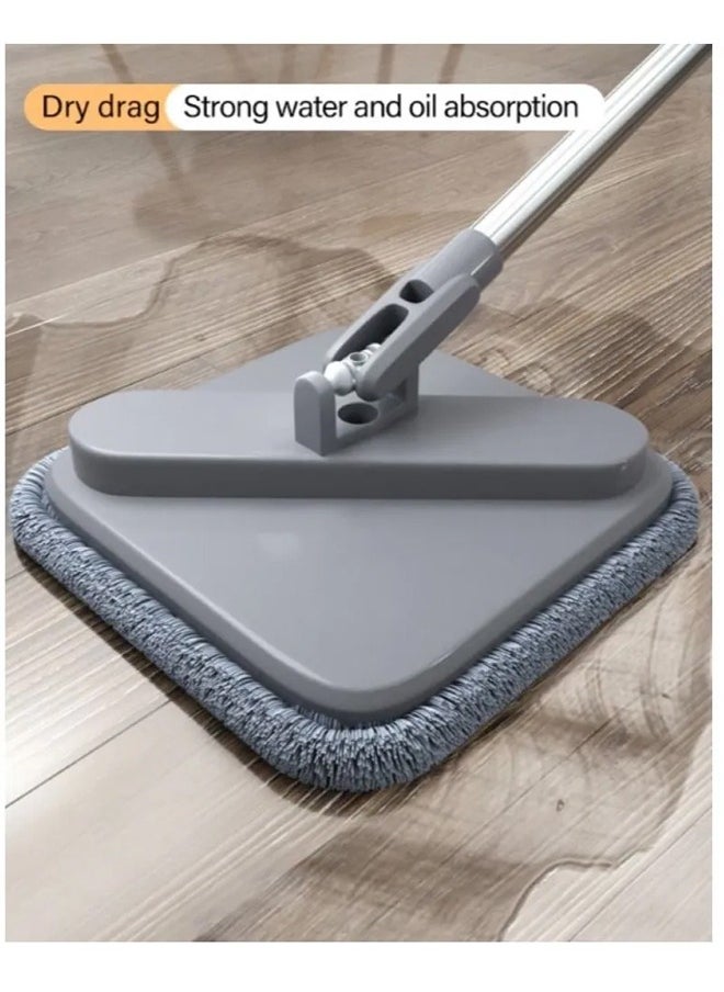 Cady One - 360 Degree Spin Mop and Bucket Flat Design Self Separating Mop Set with 4 Microfiber Pads and Extendable Handle Ideal for Cleaning All Types of Floors - Image 1