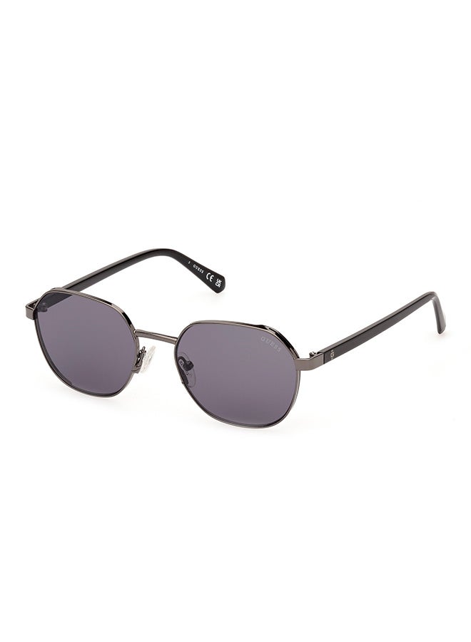 GUESS Men's UV Protection Round Sunglasses - GU0011608A51 - Lens Size: 51 Mm - Image 1