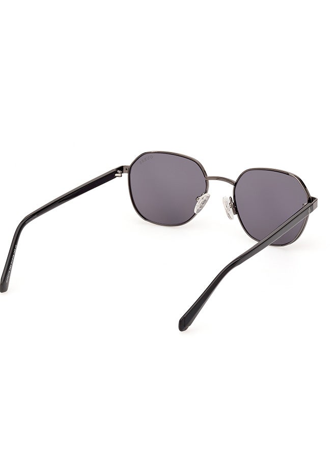 GUESS Men's UV Protection Round Sunglasses - GU0011608A51 - Lens Size: 51 Mm - Image 5