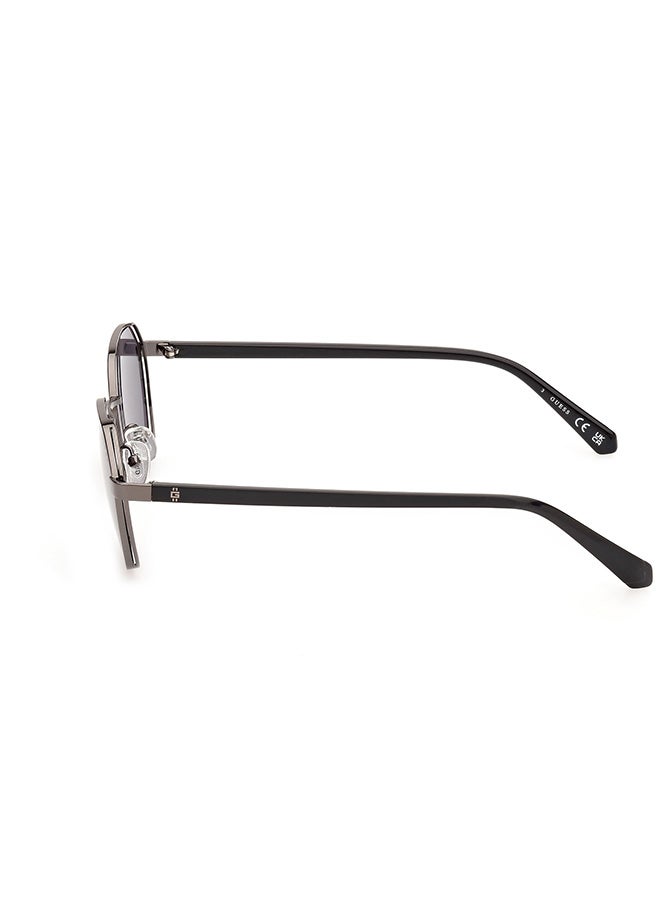GUESS Men's UV Protection Round Sunglasses - GU0011608A51 - Lens Size: 51 Mm - Image 2