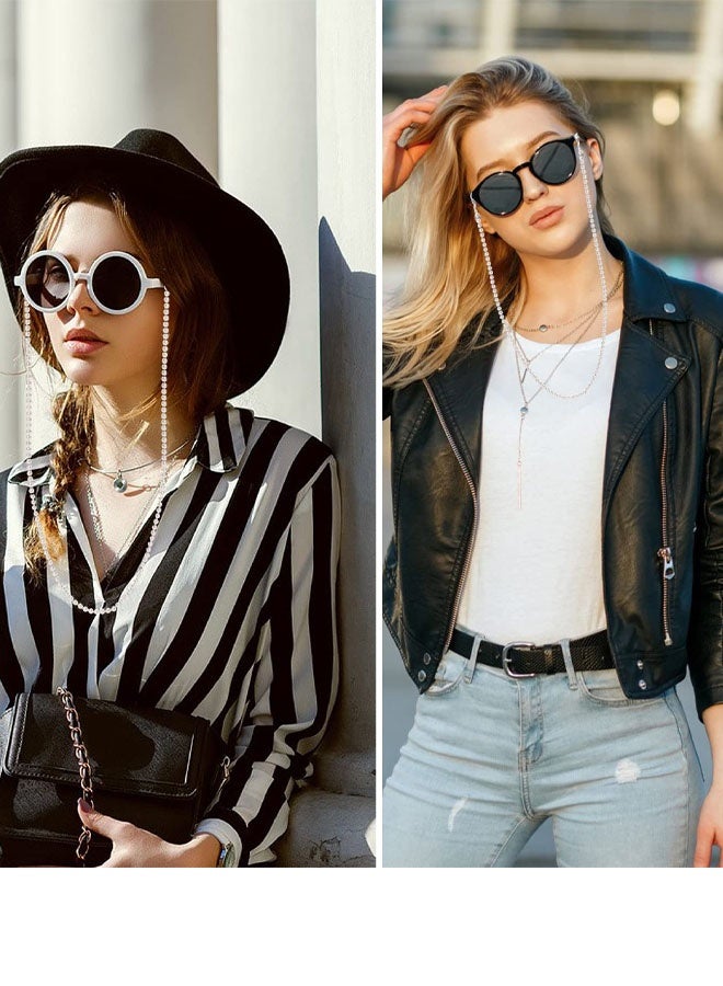 Pearl Eyeglass Chain, Stylish Beaded Eyeglass Chain, Bead Eye Glasses Holders Around Neck - Image 4