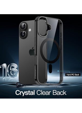 I Phone 16 Clear transparent Magnetic Case with black color edges, Wireless Charging, Scratch & Yellowing Resistant, Drop Protection (TPU/ Silicon) - pzsku/Z9816EB05B26A30A975A1Z/45/_/1728710036/01aecbc1-40d2-47ed-8c8b-aeb45b946be4