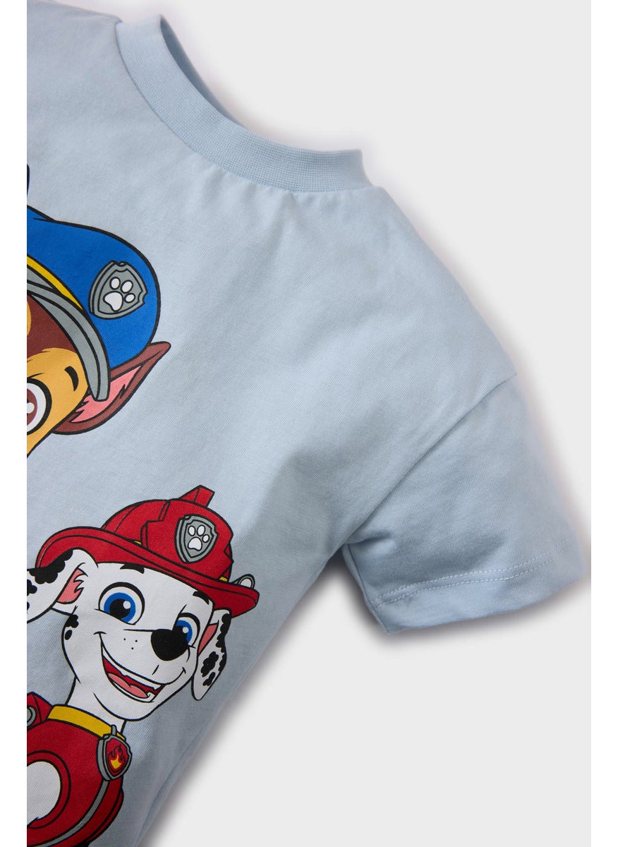 DeFacto Baby Boy Regular Fit PAW Patrol Licensed Short Sleeve T Shirt  - Image 3