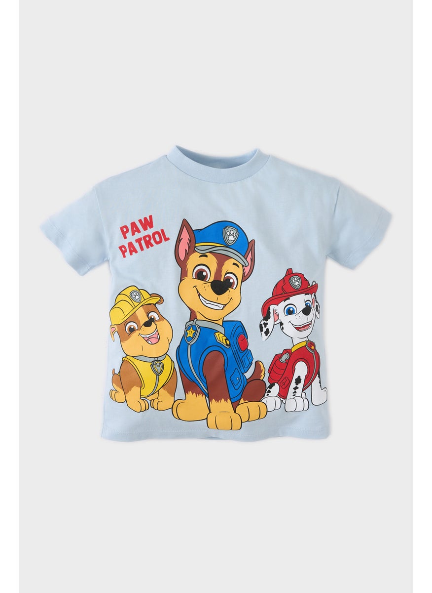 DeFacto Baby Boy Regular Fit PAW Patrol Licensed Short Sleeve T Shirt  - Image 1