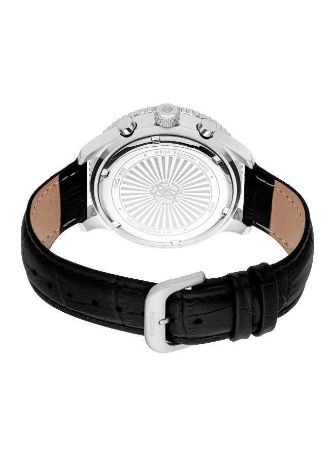 Roberto Cavalli  RC5G127L0025 - Leather Male Quartz Chronograph - Image 3