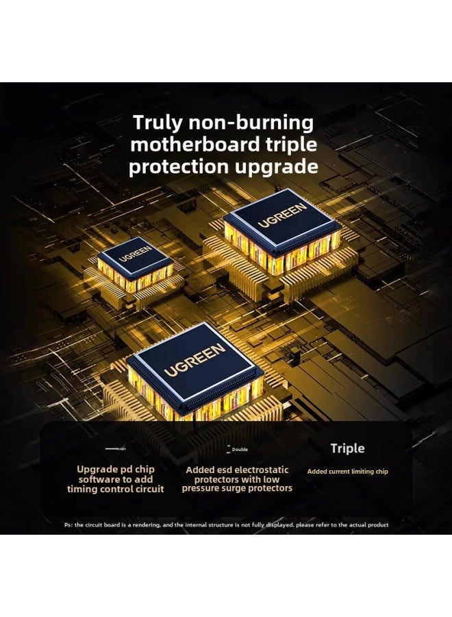 Green Union Type-C Extension Applicable To Apple MacBook Huawei Computer USB-C To HDMI/VGA 4K HD-Color:50319 【6-in-1】 Hdmi+vga Model Space Gray - Image 3