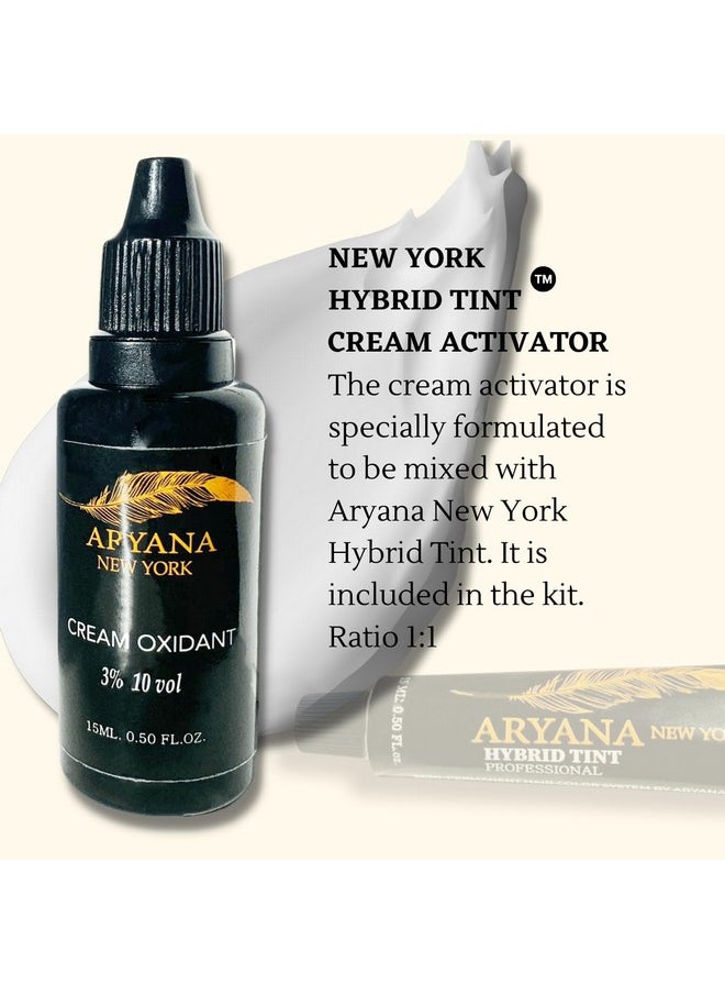 ARYANA NEW YORK Hybrid Color Professional Kit For Professional Spot Coloring Cream Hair Color With Natural Effect (Dark Brown)  - Image 4