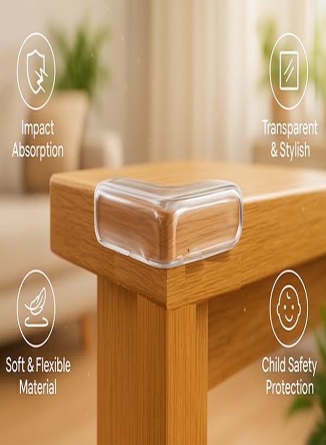TerraToss Corner Protector for Baby [6 Pcs] | Edge Protector for Sharp Edges | Corner Protector for Furniture and Table Corners | Baby Proofing Edge Guards for Baby Safet (6) - Image 2