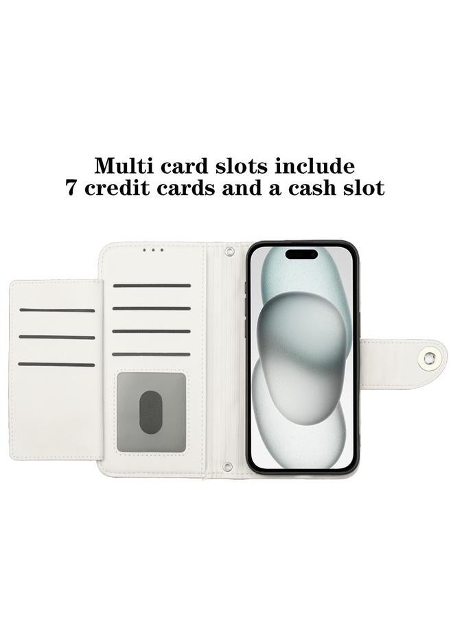 اس-توب جراب هاتف iPhone XS Max مصنوع من الجلد بتصميم معيني مع حبل تعليق - Image 4