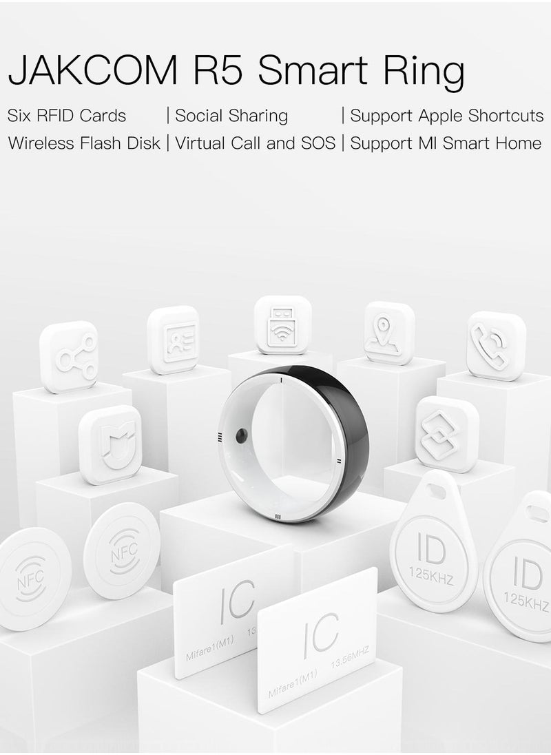 Smart Ring R5 أحدث جهاز ذكي يمكن ارتداؤه Jakcomr5 الحجم: L (محيط أطول من 63 مم) - pzsku/Z98171769A6D2F104099CZ/45/_/1728957573/8fe14745-cb33-4909-98f1-151dfdab5ca6